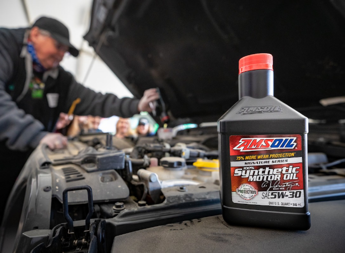 AMSOIL engine oils. We have oils for every engine type and model. Check the AMSOIL website for an application guide to see which oil would be best suited for your engine.