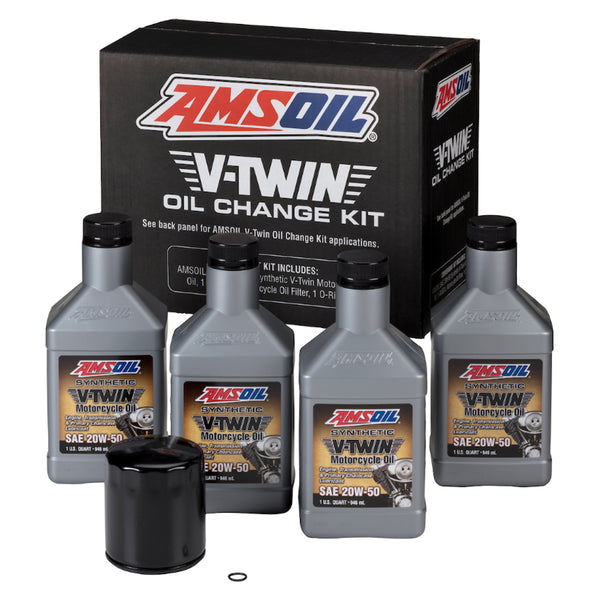 AMSOIL V-TWIN OIL CHANGE KIT (HDBK)