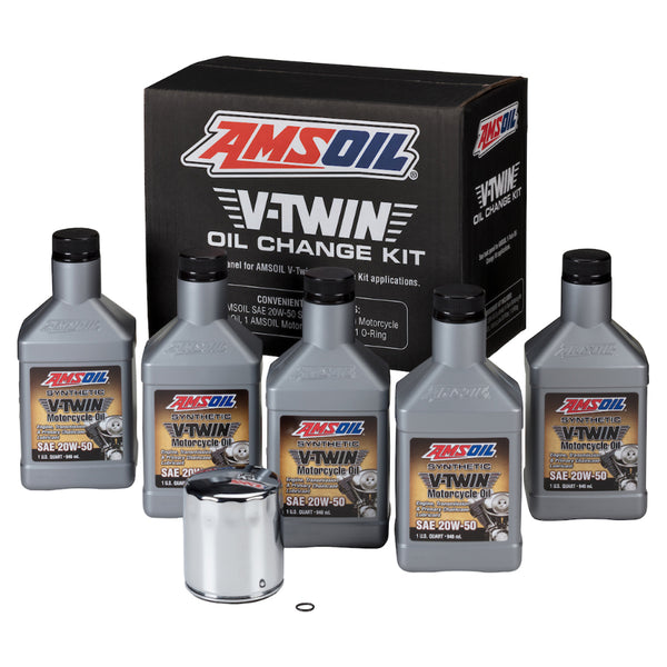 AMSOIL V-TWIN OIL CHANGE KIT (HDMC)