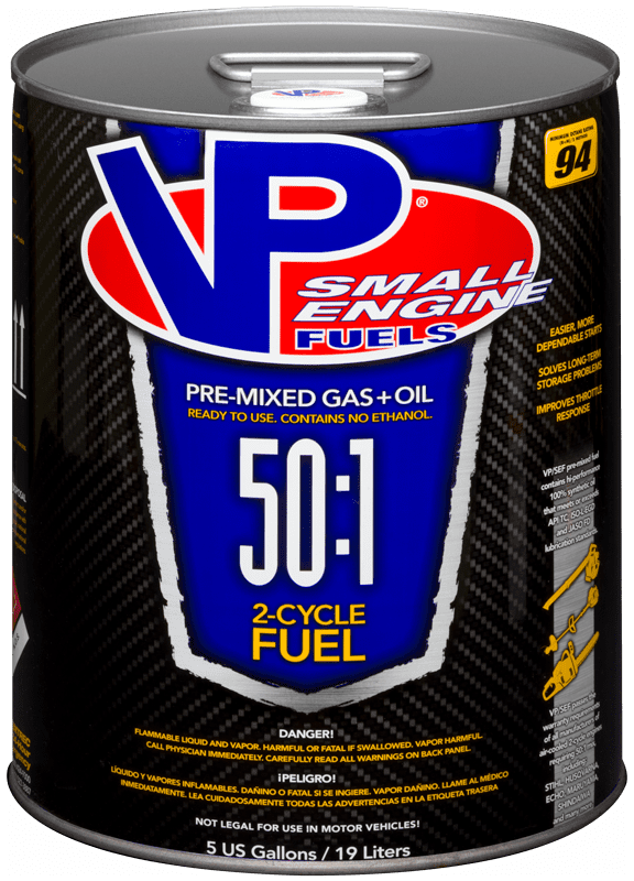 50:1 Premixed 2-Cycle Small Engine Fuel - 19L Drum